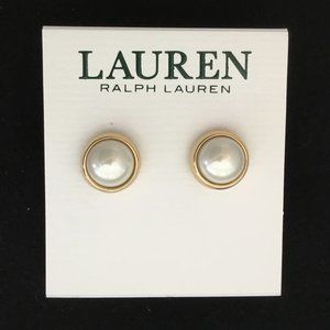 Lauren Ralph Lauren Pearl Stud Earrings